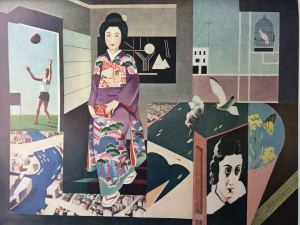 「女のまわり」古賀春江画　代17回二科展出品作