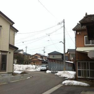 新発田の朝